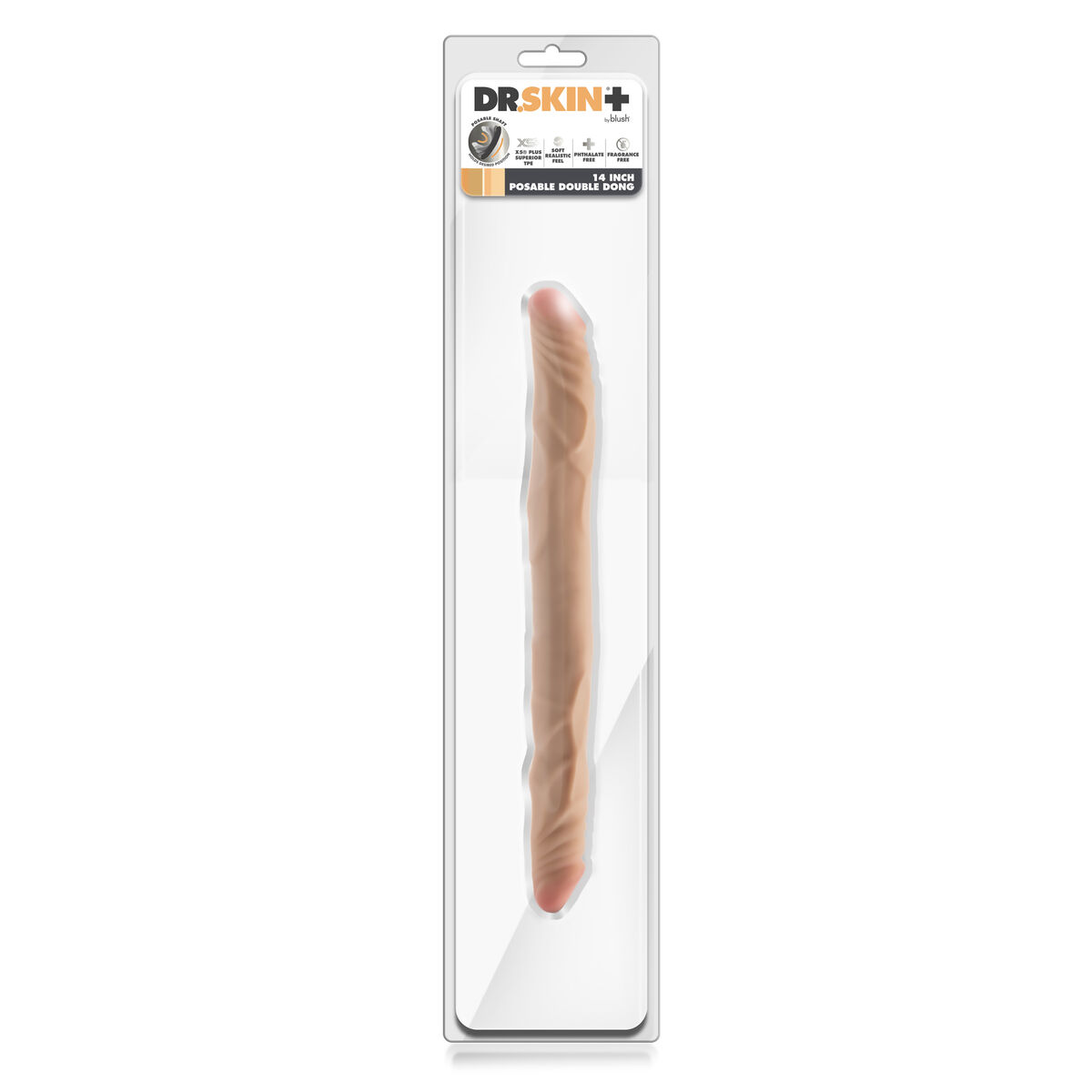 Masseur Double Pénétration Blush Dr Skin Viande